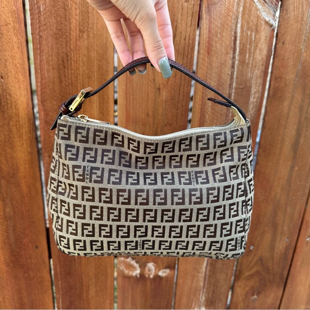 Vintage Fendi zucchino pouch